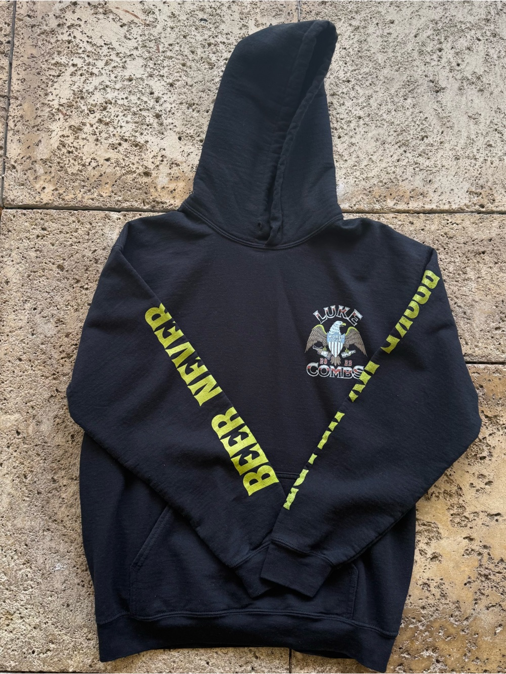 Luke Combs World Tour 2023 Hoodie Small